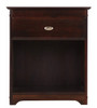 Huntington Espresso 1 Drawer Nightstand Front View