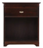 Huntington Espresso 1 Drawer Nightstand Front View