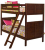 Langdon Cherry Twin Bunk Beds for Kids