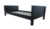 Delta Black Optional Twin Size Bottom Bed No Mattress