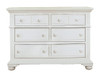Seabrook Cottage White 6 Drawer Dresser