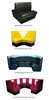 Stratus Retro Diner Booth Available Sizes