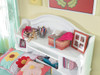 Daphne White Bookcase Beds for Girls Headboard Detail