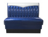 Fairlane Retro Diner Booth shown with Polaris Deep Space Blue Sparkle Vinyl