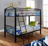 Volt Black Metal Twin Bunk Beds Room 3