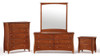 Eastwood Cherry 5 Drawer Chest, 6 Drawer Dresser with Mirror and 2 Drawer Nightstand Group