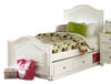 Daphne White Panel Beds for Girls