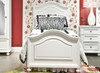 Daphne White Panel Twin Beds for Girls Room