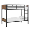 Meyers Rustic Twin over Twin Bunk Bed