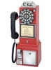 1950's Public Payphone Red