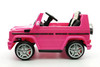 Mercedes G65 Kids Ride-On Electric Car Pink