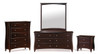 Westwood Chocolate 6 Drawer Dresser , 5 Drawer Chest and 2 Drawer Nightstand Group