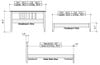 Bailey Natural Platform Bed Frame with Headboard Dimensions