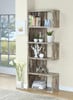 Josef 71" Wooden Bookshelf Room