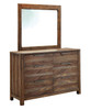 Barnaby Mirror shown with Optional 6 Drawer Dresser