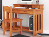 Stoney Creek Honey Desk Chair shown with Optional Student Desk and Hutch Room