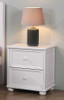 Beatrice White Nightstand Room