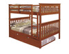 Park City Full over Full Bunk Bed shown with Optional Twin Trundle