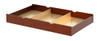 Caleb’s Chestnut Optional Twin Storage Trundle shown with Dividers