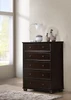 Foster Espresso 5 Drawer Chest Room