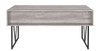 Adam Weathered Gray Writing Desk Back View