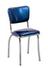 Status Retro Diner Chair shown with Deep Space Blue {olaris Sparkle Vinyl