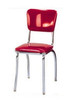 Status Retro Diner Chair shown with Red Planet Polaris Sparkle Vinyl