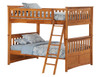 Kirkwood Oak Full over Full Bunk Beds