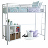 Nova White Metal Loft Beds for Teens