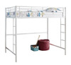 Nova White Metal Loft Beds for Teens