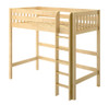 Bennett Natural Twin XL High Loft Beds for Teens-No Mattress