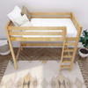 Bennett Natural Twin XL High Loft Beds for Teens Top View Room