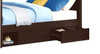 Foster Espresso Optional Set of 2 Underbed Storage Drawers with Cubby
