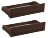 Westwood Chocolate Platform Bed Optional Set of 2 Underbed Storage Drawers