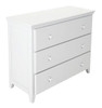 Chelsea White 3 Drawer Chest