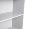 Chelsea White 3 Shelf Bookcase Detail