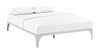 Marcus Silver King Size Platform Bed