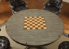 Hartwell Game Table Chess & Checker Board Side Top View Room
