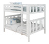 Lily White Queen over Queen Bunk Bed