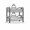 Lily White Queen over Queen Bunk Bed weight capacity image 2000 lbs top 2000 lbs bottom