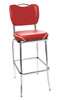 Indus Retro Bar Stool shown with American Beauty Vinyl