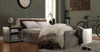 Malcolm Aluminum Queen Size Bed with Storage Room Side View