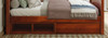 Devon's Chestnut Optional Single Under Bed Storage Drawer and Cubby Front View Room Devon's Chestnut Optional Single Under Bed Storage Drawer and Cubby Front View Room