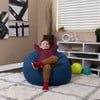 Denim Bean Bag Chairs for Kids with Kid Room