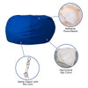 Royal Blue Bean Bag Chairs for Teens Details