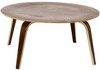 Sven Round Coffee Table Walnut Finish