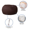 Brown Bean Bag Chairs for Teens Details