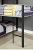 Zenith Metal Twin Corner Triple Bunk Bed Short Ladder Detail