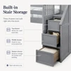 Moreno Stairway Low Loft Bed Stair Detail