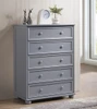 Moreno Grey 5 Drawer Chest Room